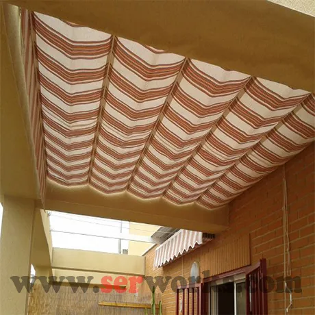 toldo de palilleria de aluminio 